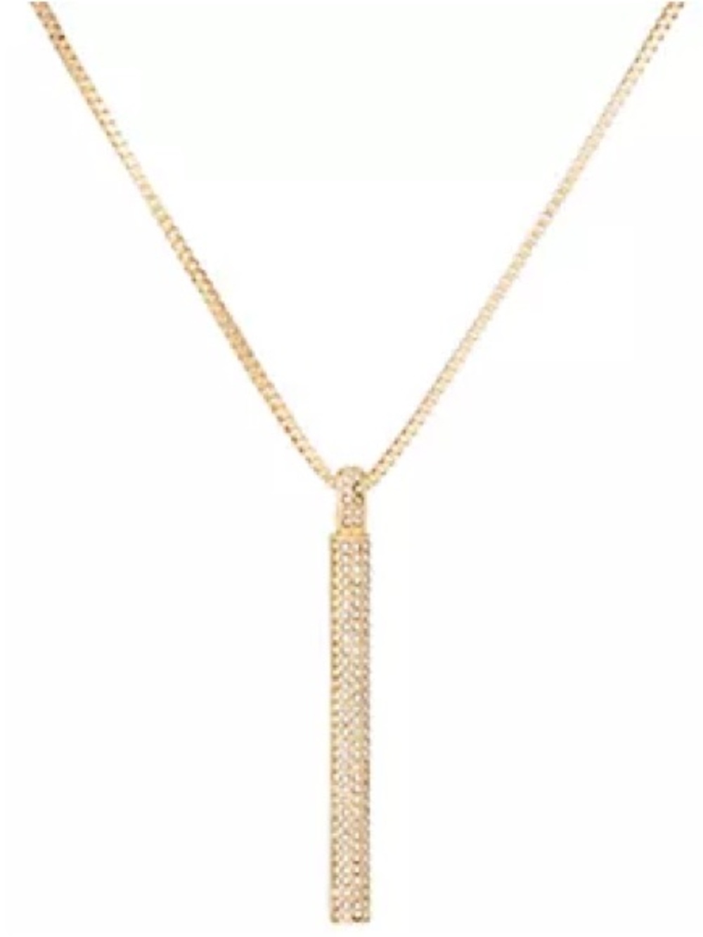 H by Halston 36" Necklace with Pave Pendant